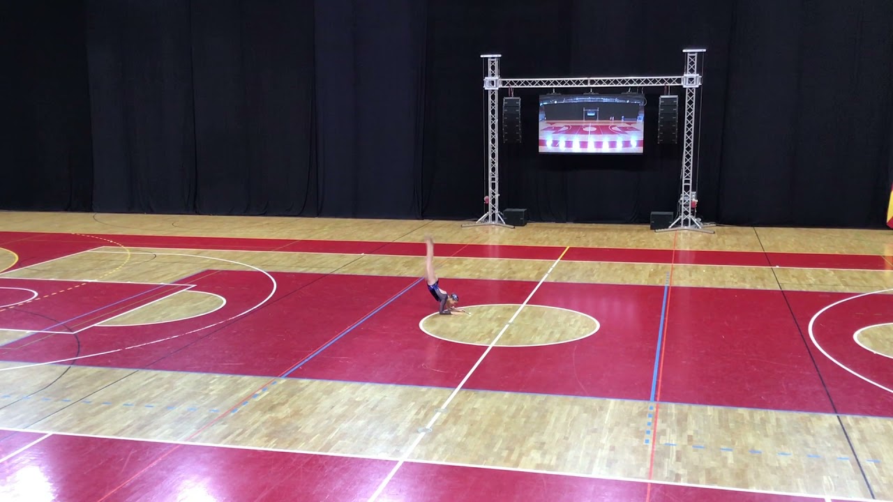 NBTA Europe Twirling Championships 2021 - Porec - RHYTHMIC TWIRL Junior-Viktorie Sitlerova-Czech Rep