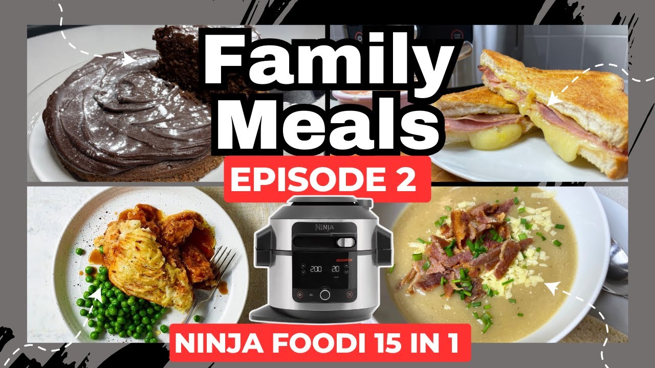 NINJA FOODI 15 в 1 | СЕМЕЙНЫЕ БЛЮДА НА ЭТОЙ НЕДЕЛЕ *ЭПИЗОД 2* (Жарка в аэрогриле, Выпечка на пару...