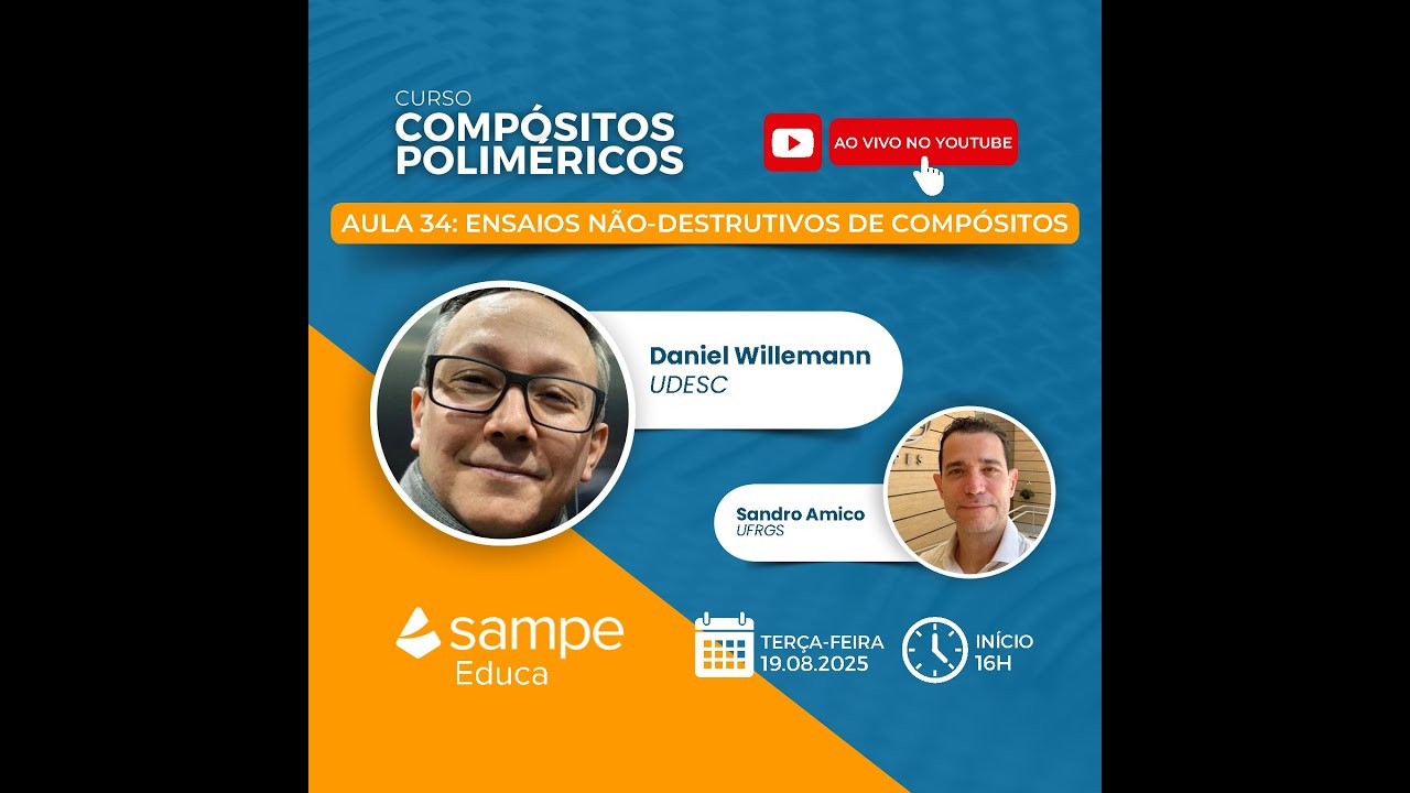 CURSO COMPÓSITOS POLIMÉRICOS #34: ENSAIOS NÃO-DESTRUTIVOS DE COMPÓSITOS