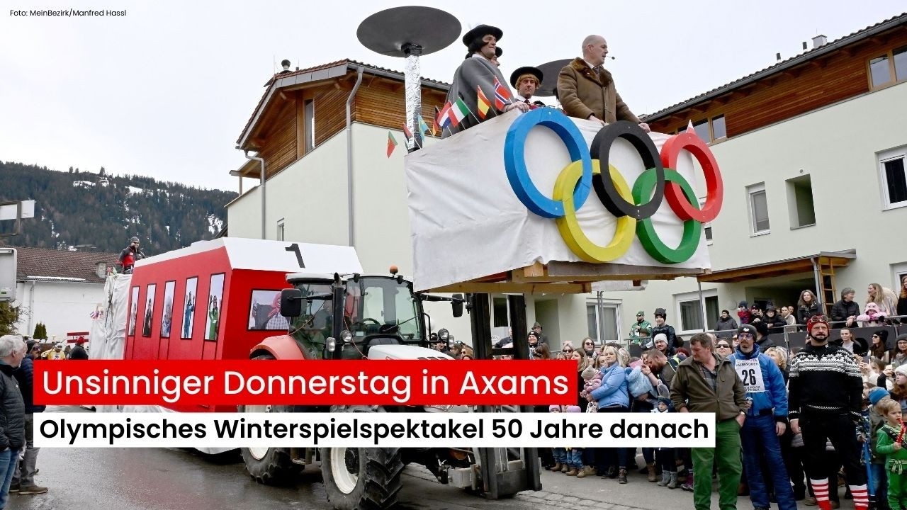 Unsinniger Donnerstag: Olympisches Winterspielspektakel in Axams - 50 Jahre danach