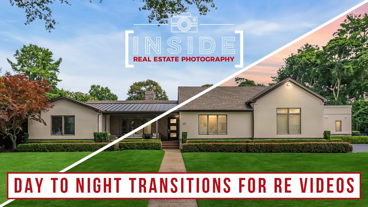 Day to Night Transitions for Real Estate Videos