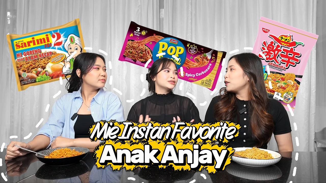 MIE INSTAN FAVORITE ANJAY TEAM EDISI NIYO & NIA!!