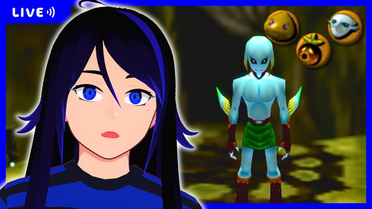 Jogando Ocarina of Time com as MÁSCARAS de Majora's Mask!