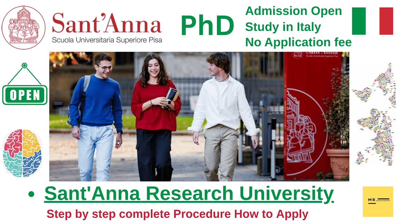 PhD in Italy | Application procedure for Sant 'Anna Research university | Step by Step Procedure