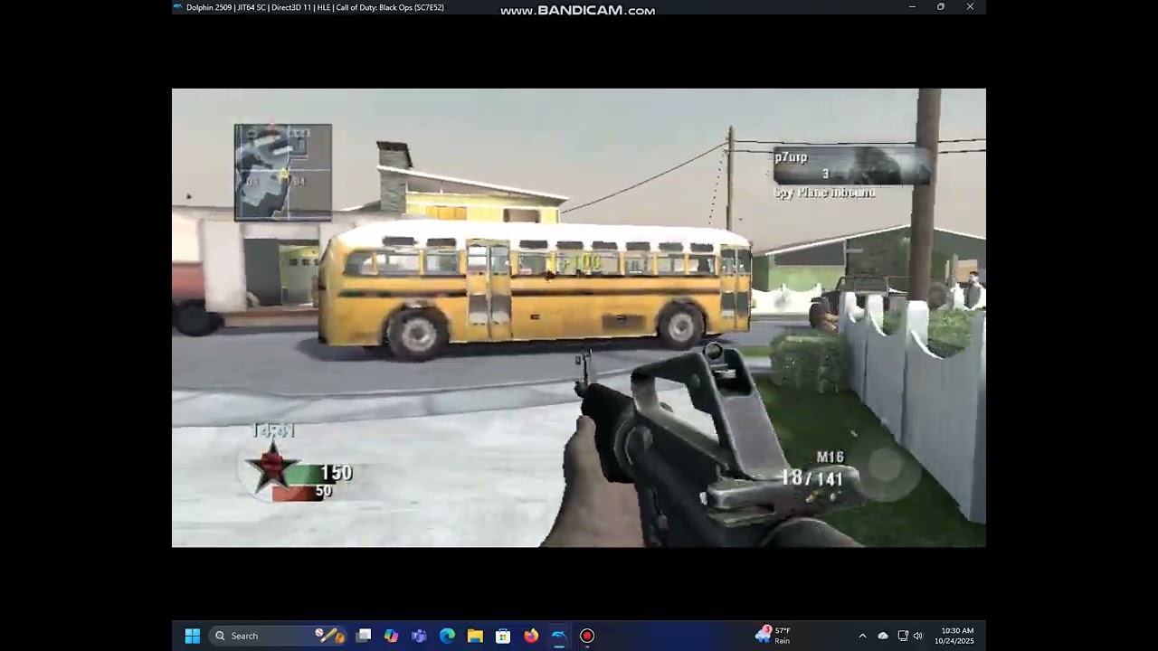 Call of Duty: Black Ops Wii multiplayer with bots (Dolphin)