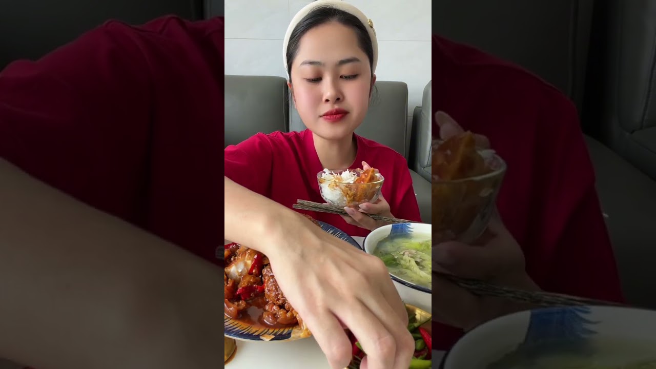 Cơm nhà cá kho Làng Vũ Đại #dungthichan #mukbang #food 
