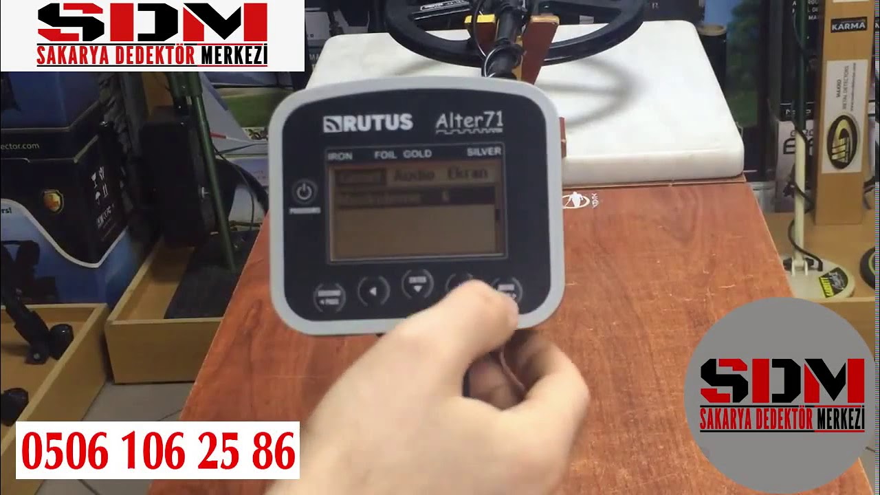 Rutus Alter 71 Metal Arama Dedektörünün Kullanımı ve Testleri #rutusalter71