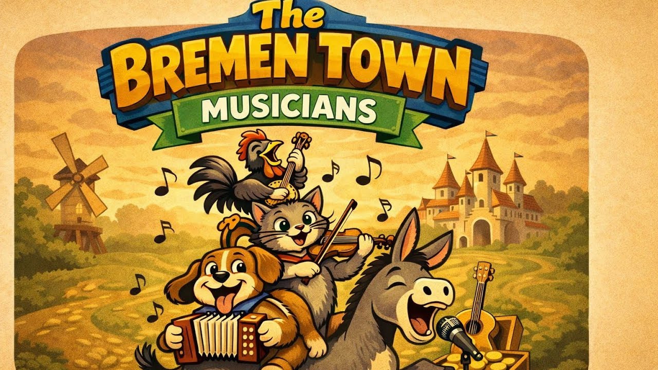 1930s Bremen Town Musicians | Funny Old  Cartoon #funnycartoon #publicdomain 