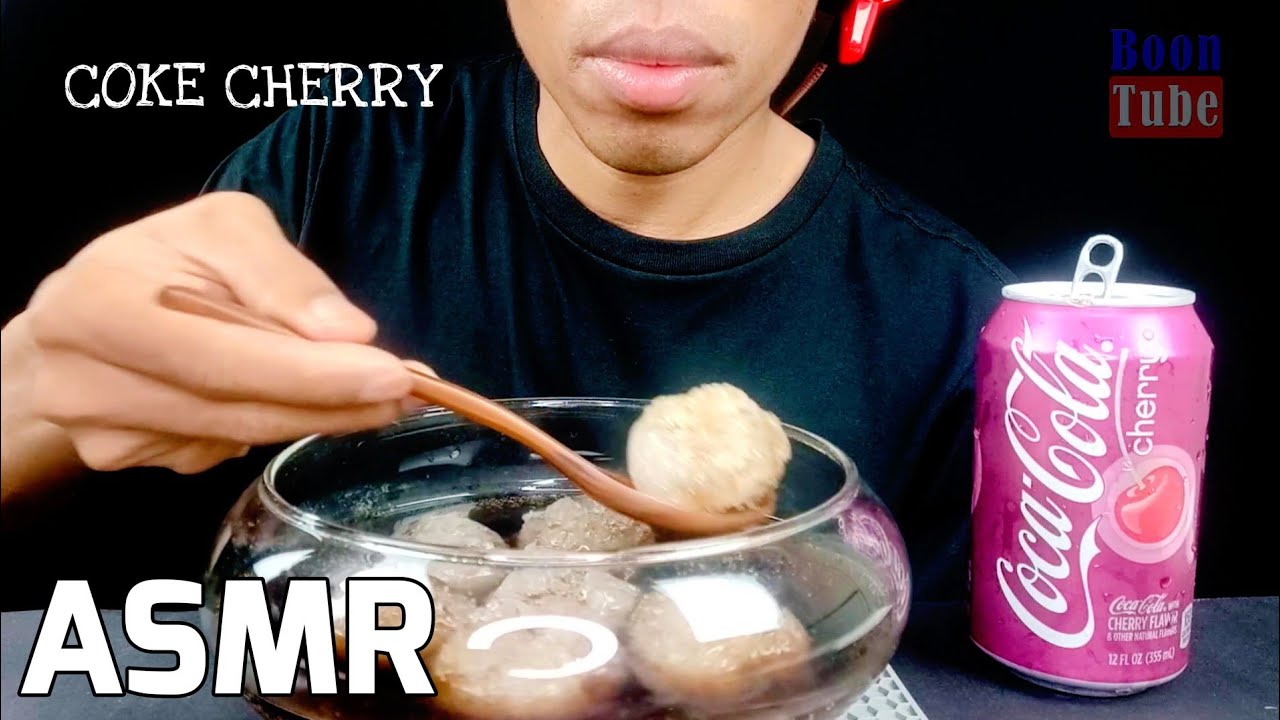 ASMR Drinking Ice cereals ~Coca Cola Cherry Coke Cherry ~ EXTREME CRUNCH | EP.122 I BoonTube
