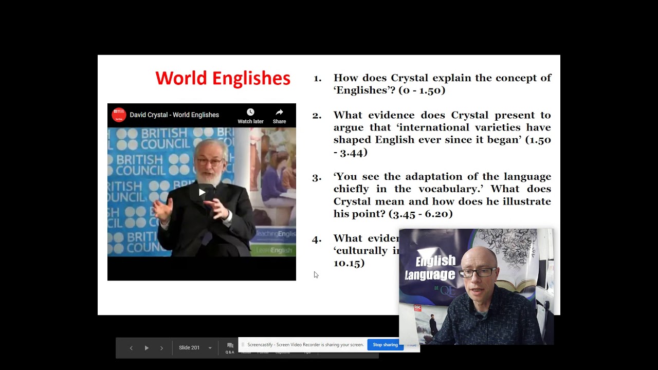 English Language A Level World Englishes Paul Heselton