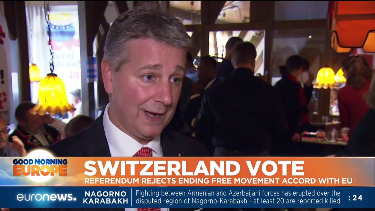 Switzerland vote: Referendum rejects ending free movement accord with EU