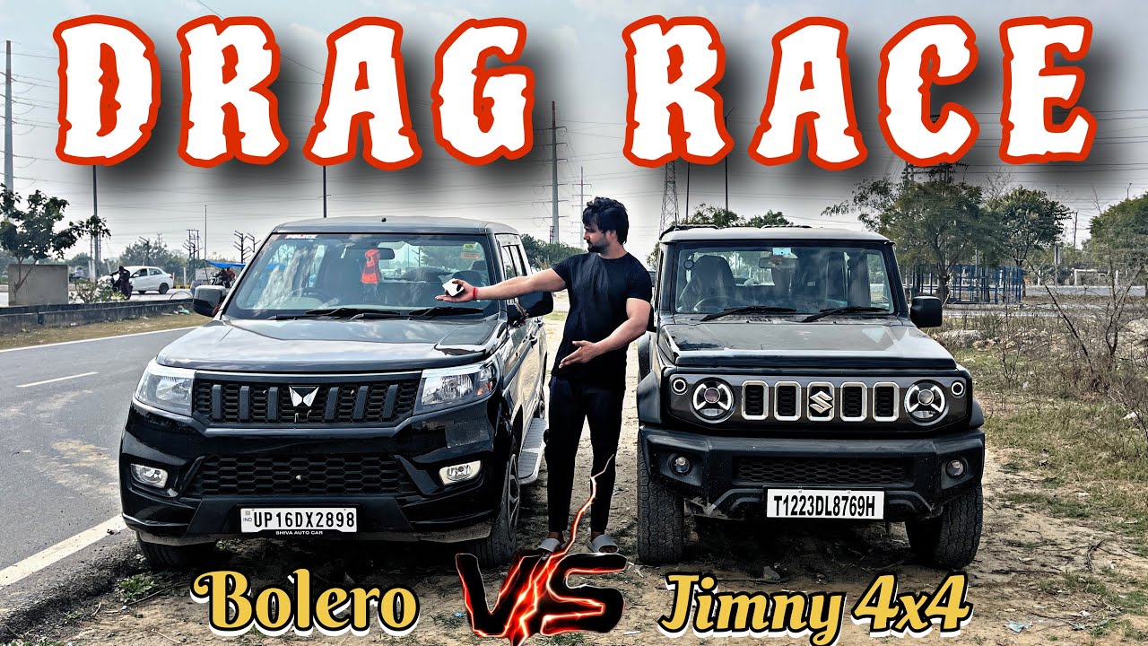 काँटे की टक्कर 😳 || Bolero Neo Vs Jimny 4x4 Drag Race 🔥