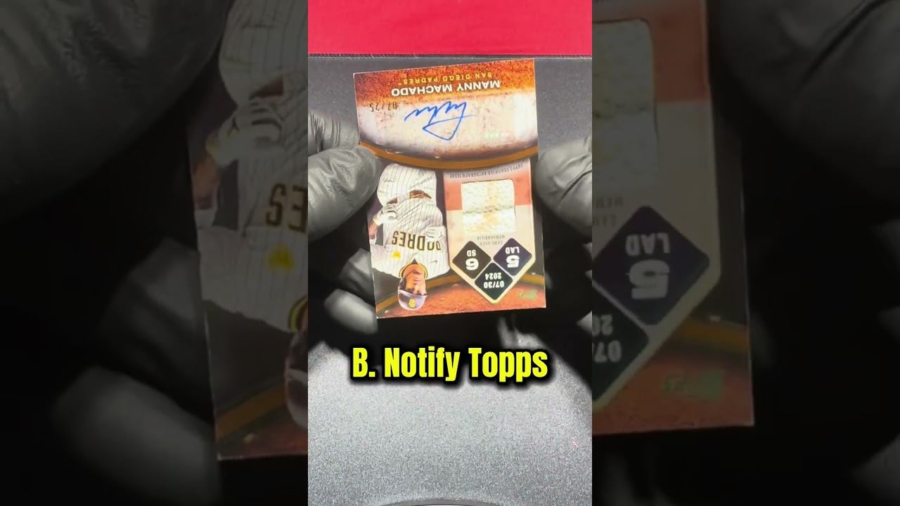 Upside-Down AUTO?? What Should I Do with This Machado /25?! 🔥
