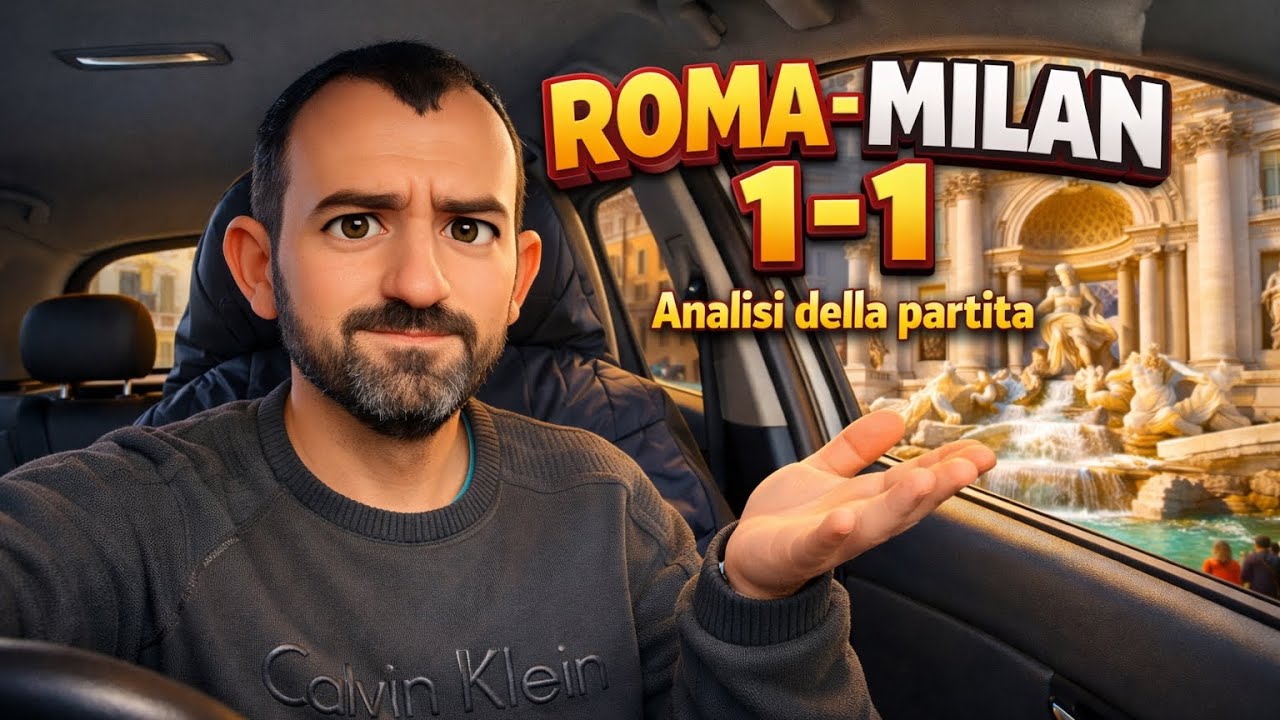 ROMA - MILAN 1-1 ANALISI DELLA PARTITA