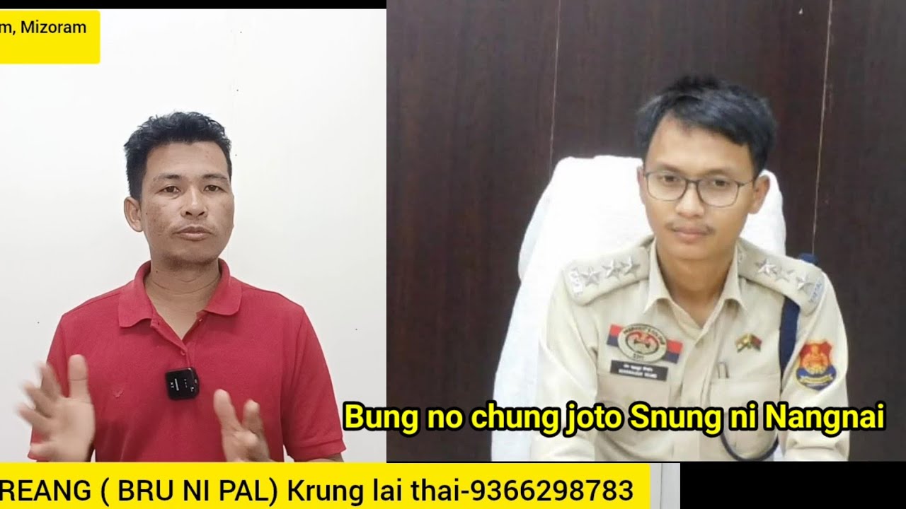 (KHUPOR KAHAM)TPS Officer to TCS officer Mr Norbahadur Reang BRU NO KUNGCHU RIHA