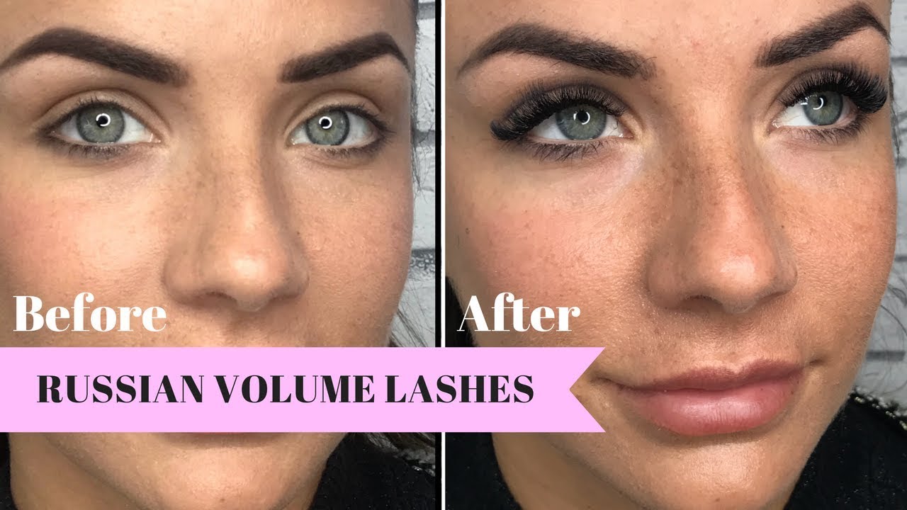 RUSSIAN VOLUME Eyelash Extensions.... Review and Demonstration | HAYLEY CLOUGH