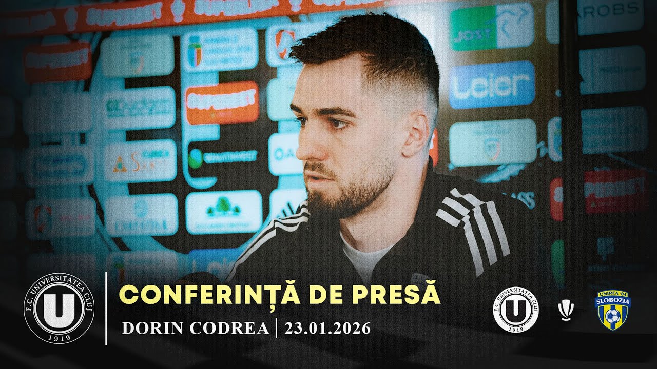 🎙 CONFERINȚĂ DE PRESĂ | Dorin Codrea: „Trebuie să câștigăm neapărat, nu avem altă variantă”