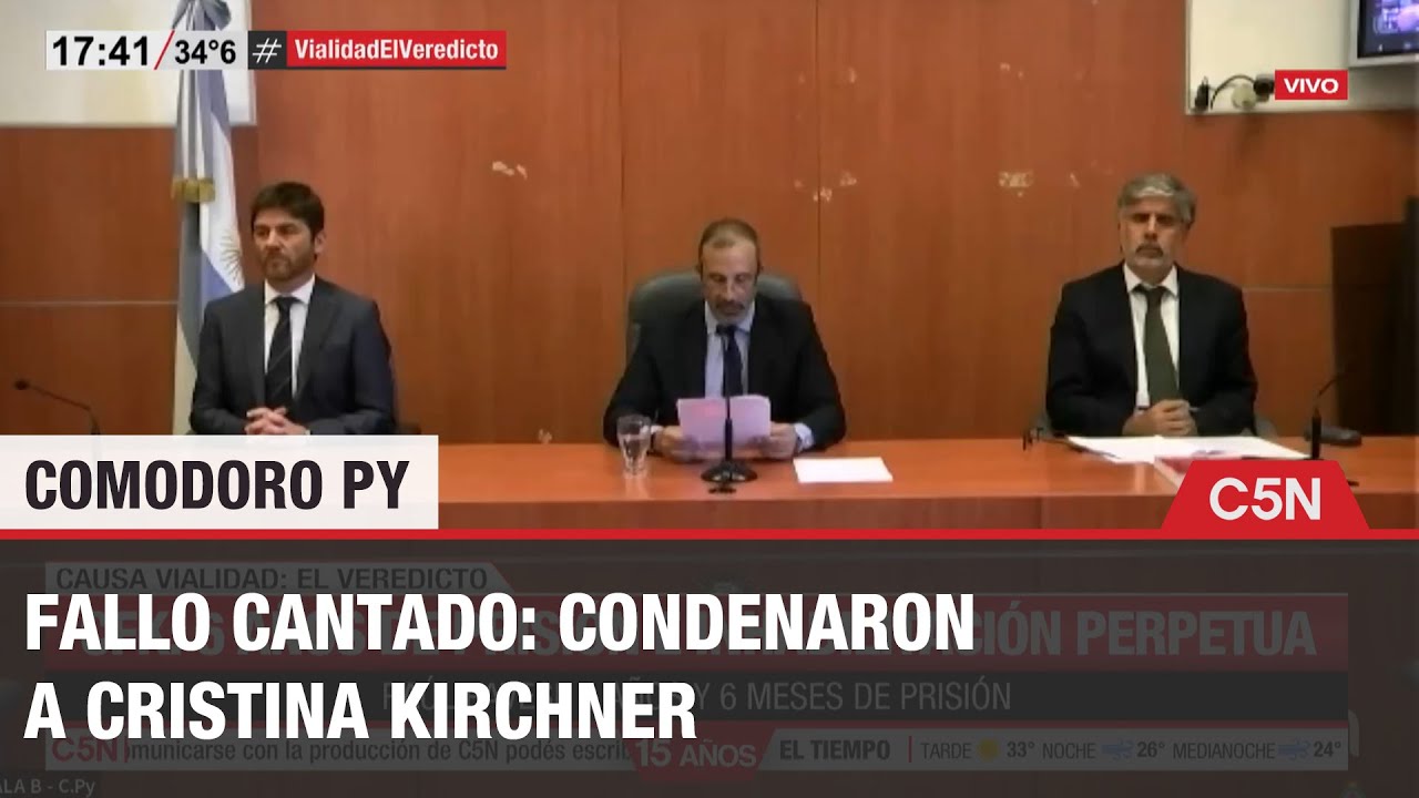 VEREDICTO COMPLETO de la CAUSA VIALIDAD
