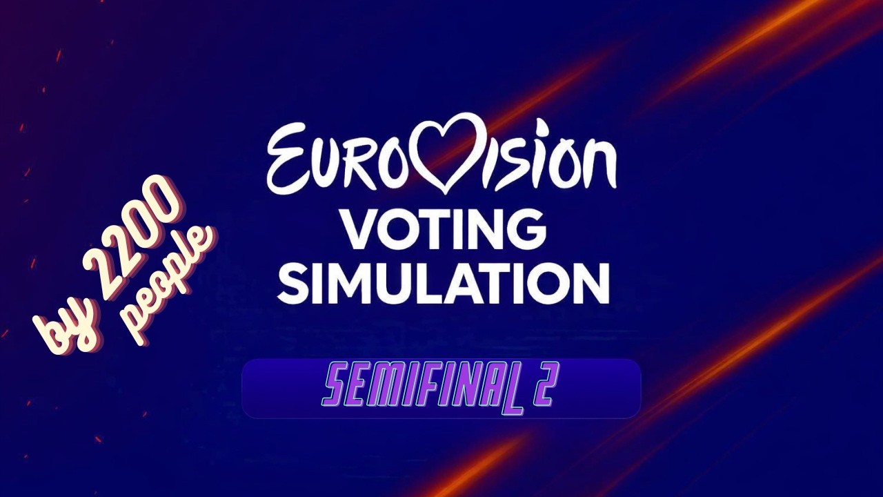 Eurovision Song Contest 2026 Voting Simulation - SEMIFINAL 2 - by 2200 people