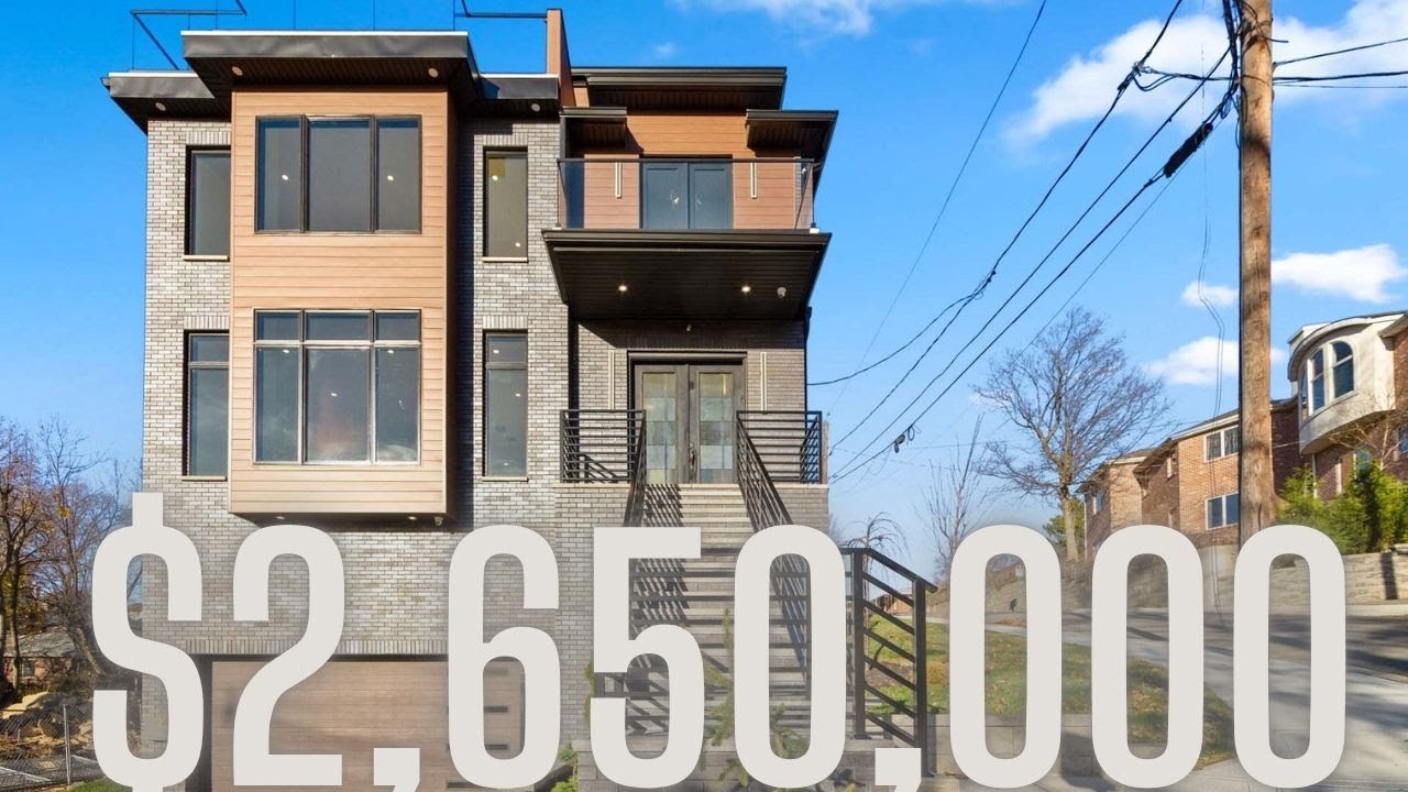 TOURING A $2.6M MODERN 4 LEVEL MEGA RESIDENCE IN EDGEWATER NJ!