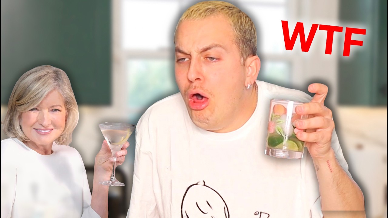 Trying Martha Stewart's Cocktails (i fully blacked out)