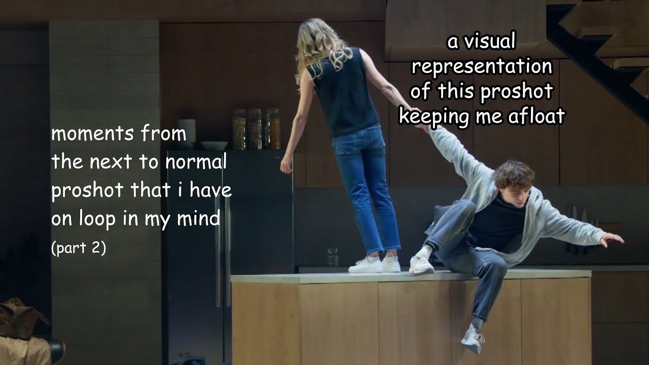 moments from the next to normal proshot that play on loop in my mind (part 2)