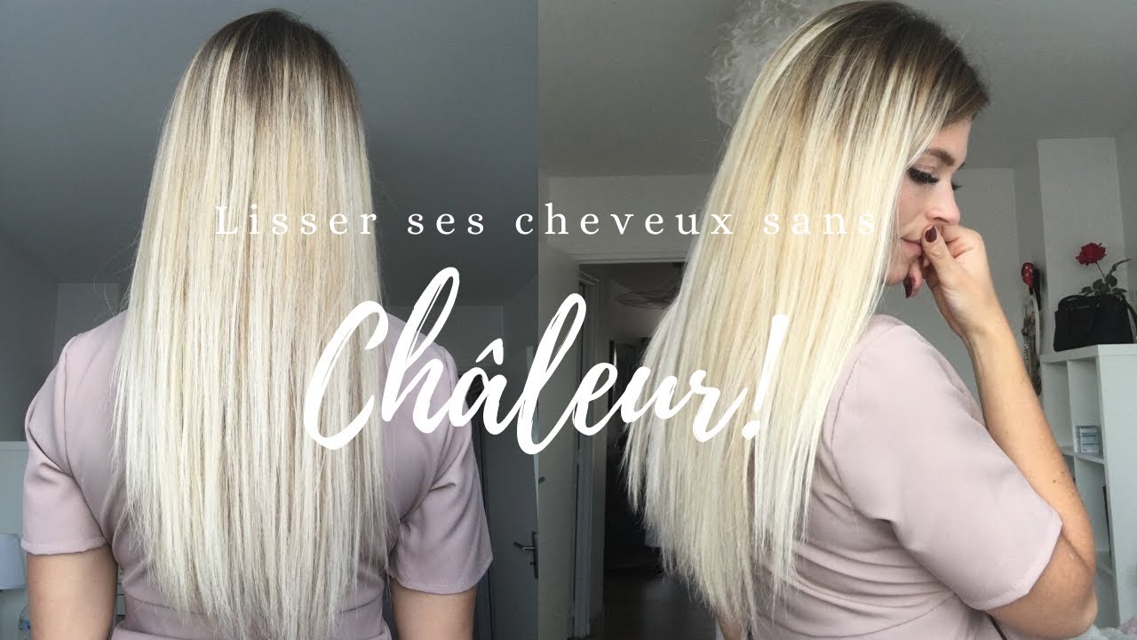 Lisser ses cheveux SANS  fer à lisser !