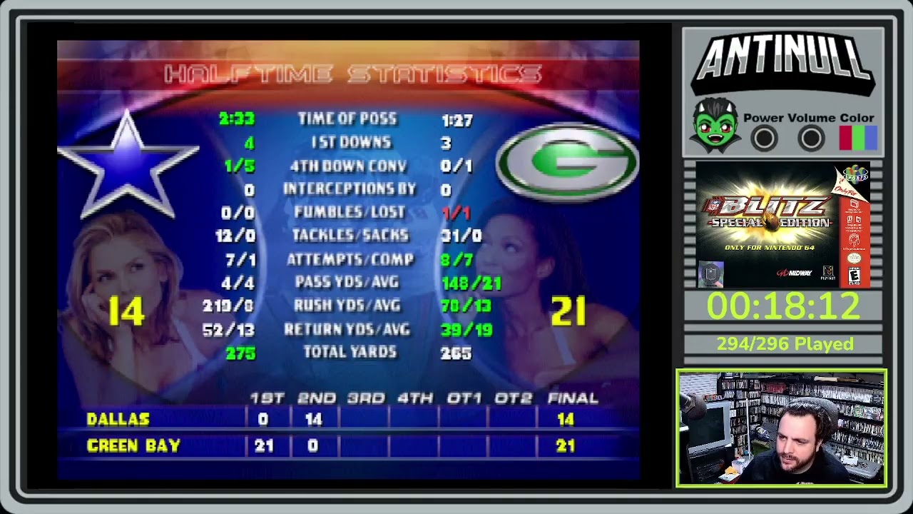 NFL Blitz: Special Edition  - Playing every single N64 game in 2025 295/296