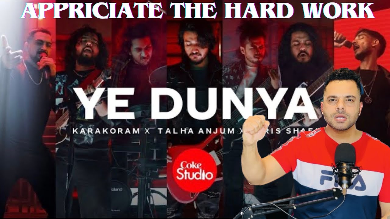 Coke Studio Ye Dunya by Karakoram x Talha Anjum x Faris Shafi | Reaction | thakur bhai reacts