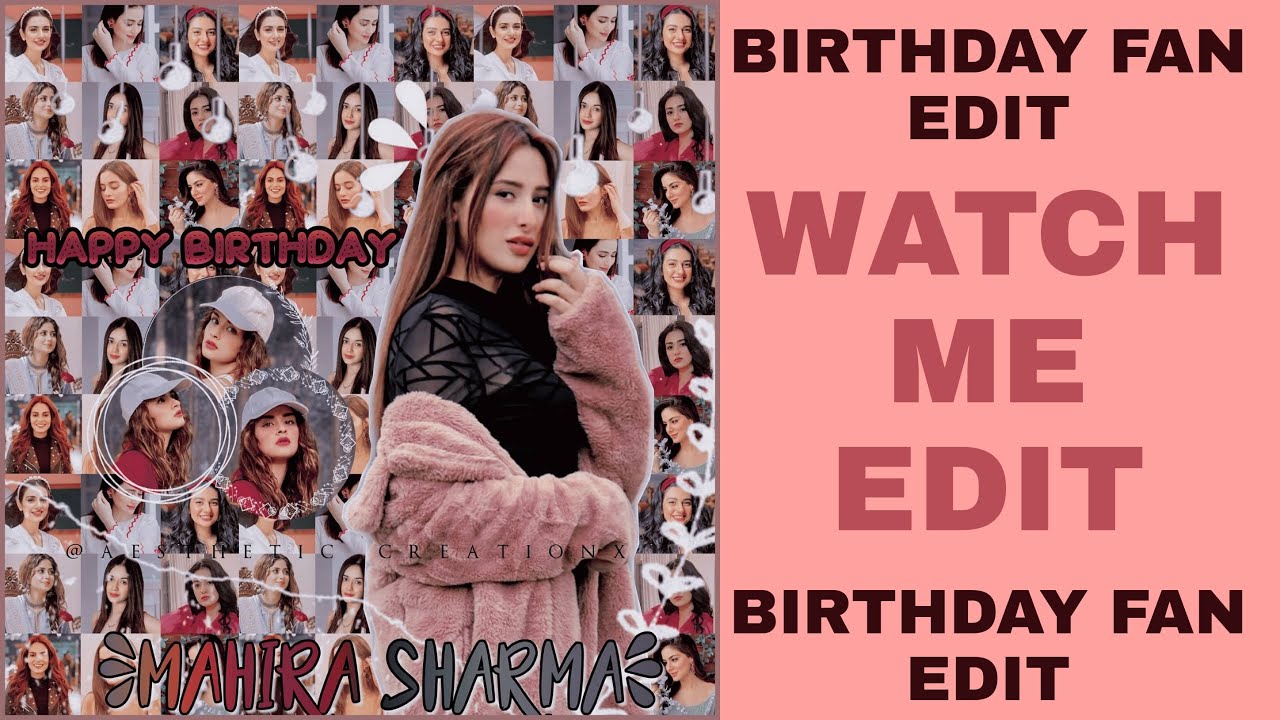 BIRTHDAY FAN EDIT.....WATCH ME EDIT/PICSART TUTORIAL/EDITING TUTORIAL❤ BY EDITING KA JAHAAN🌻