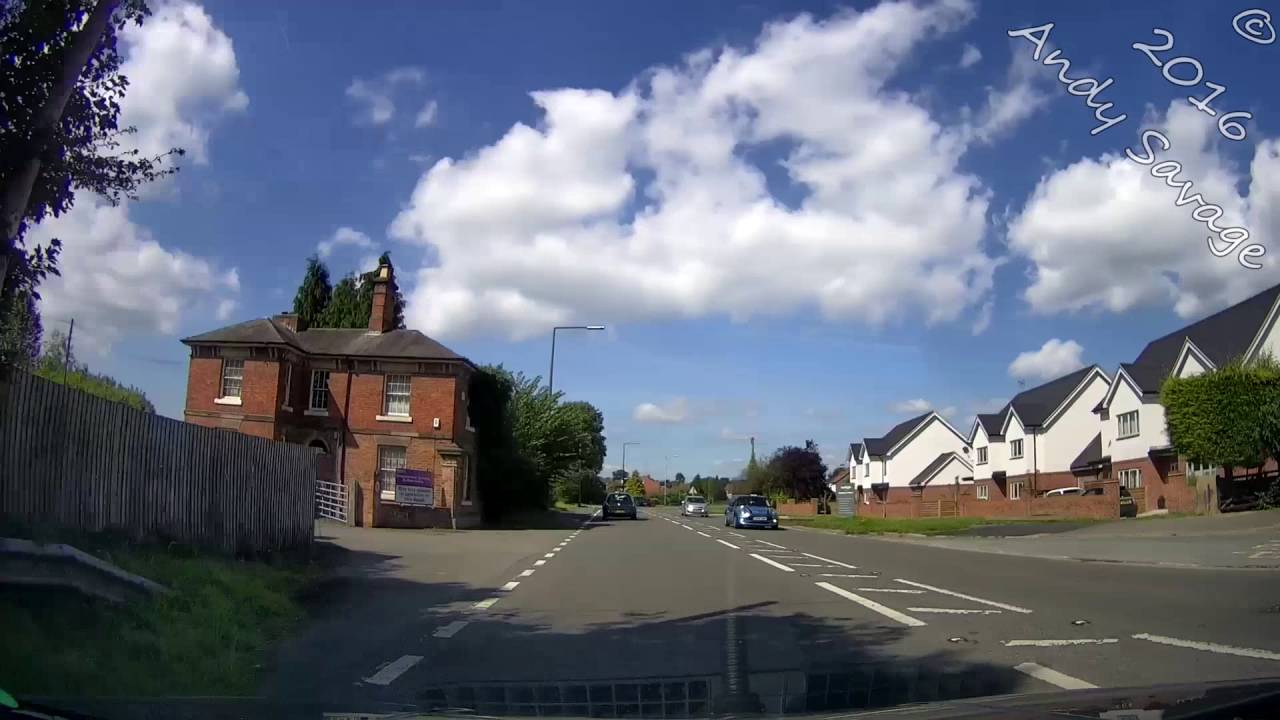Drive from Normanton Derby to Alport Height, Derbyshire.