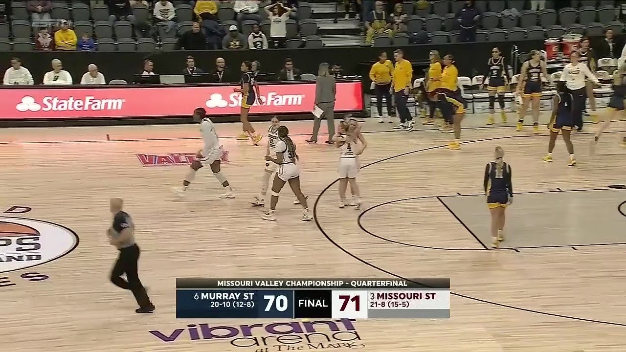 HIGHLIGHTS: MVC Tournament Quarterfinal - Missouri State Lady Bears vs Murray State Racers