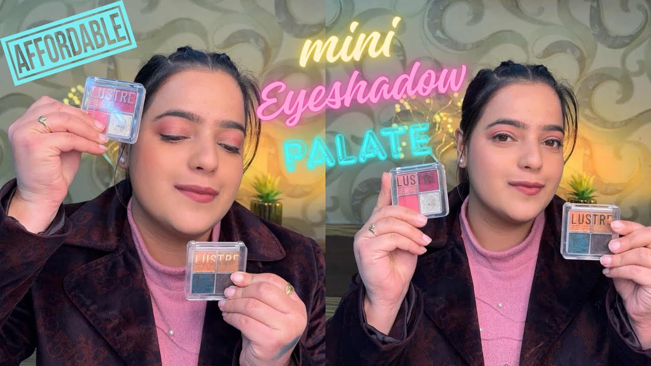Best Mini eyeshadow under ₹200😲| Swiss beauty lustre eyeshadow #swissbeauty  #eyemakeup 