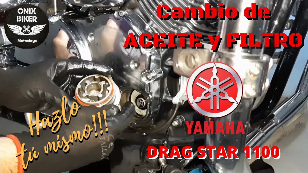 🛠CAMBIO ACEITE Y FILTRO MOTO - YAMAHA DRAG STAR 1100 - MV#29 - 2020⚙
