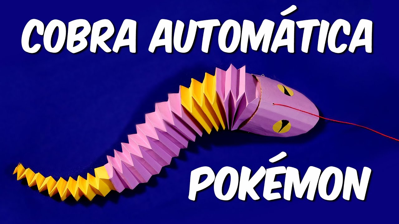 Como fazer o Ekans: cobra automática Pokémon