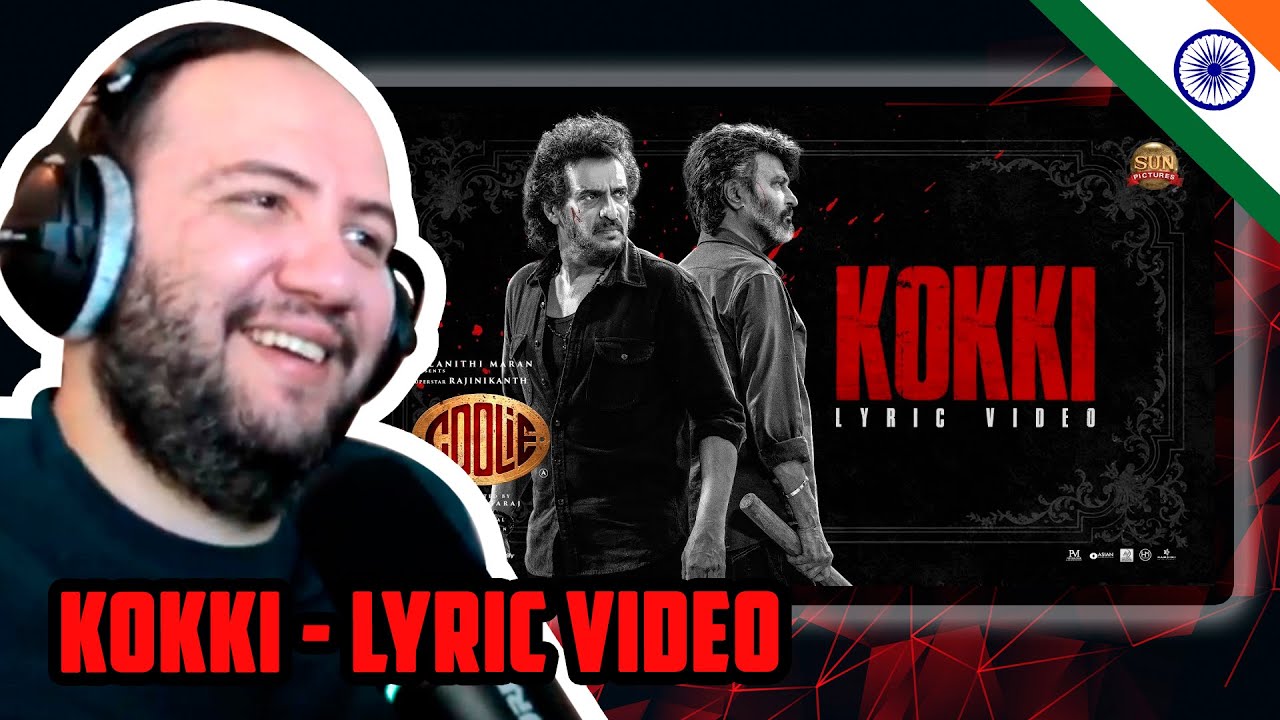 🇮🇳 Kokki Lyric video | Coolie | Superstar Rajinikanth | Upendra | Lokesh | Anirudh | Producer Reacts