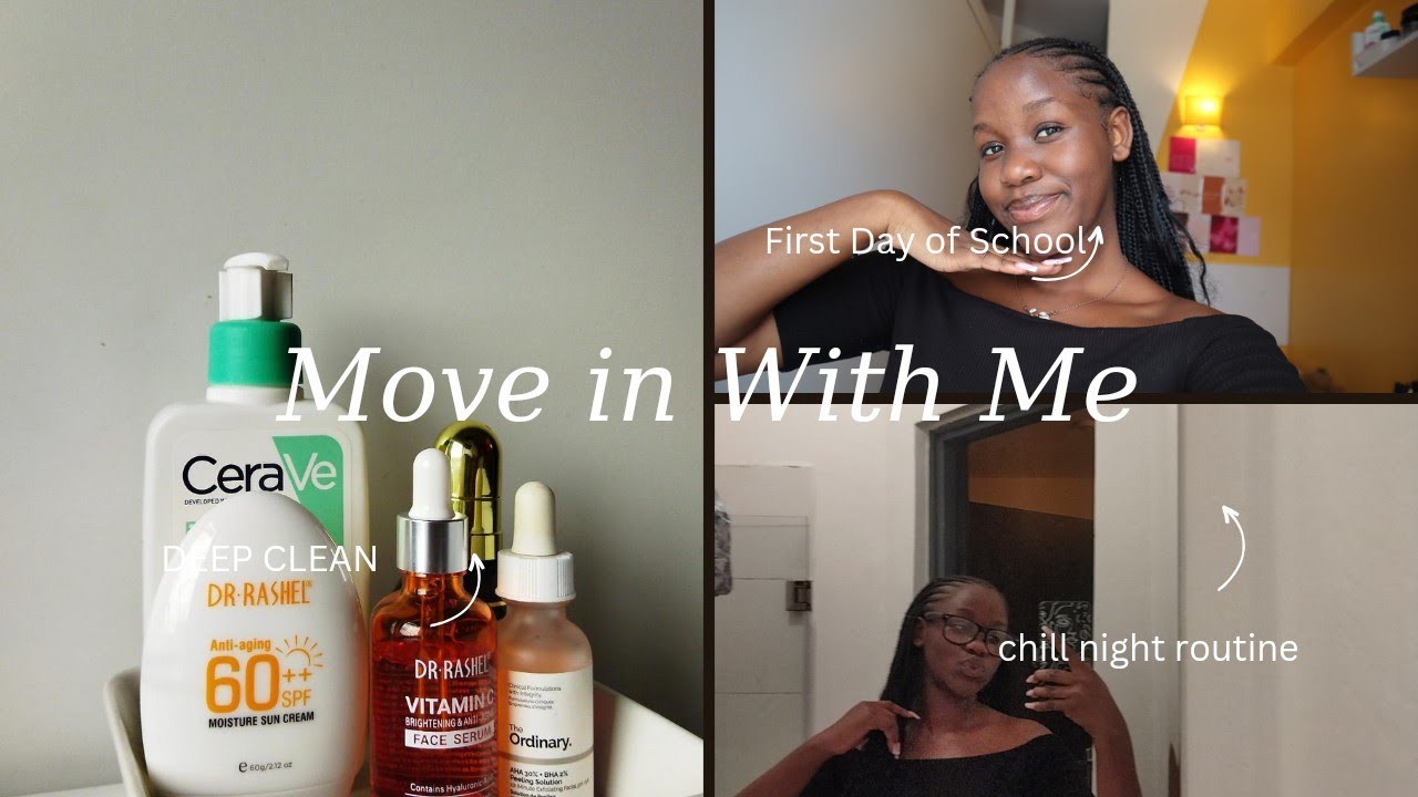 A Moving In Day in My Life|Deep Clean my room|Let's talk about Grace on My First day of school