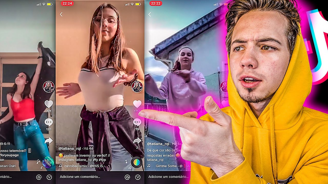 REAÇÃO AOS TIKTOKS DA MINHA NAMORADA | Ferp