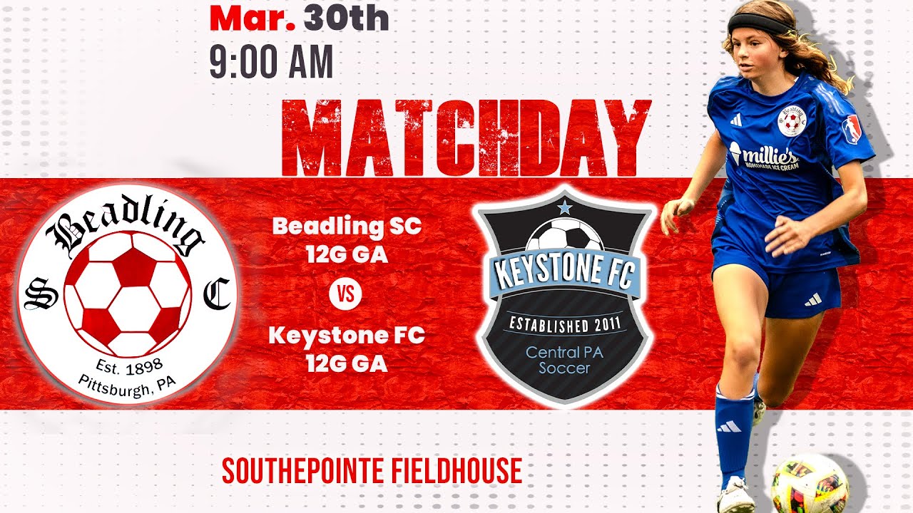 Beadling SC 12G GA v Keystone FC 12G GA - Mid-Atlantic GA League Match - Mar. 30, 2025