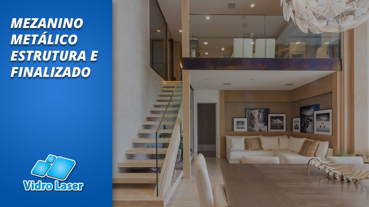 Mezanino Met&aacute;lico Residencial - Antes e Depois
