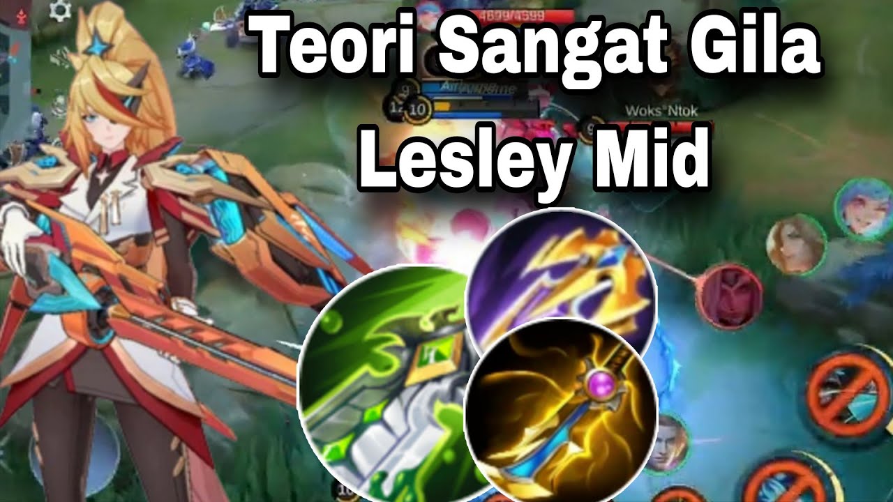 Teori Sangat Gila Lesley Mid Lane #lesley #mlbb