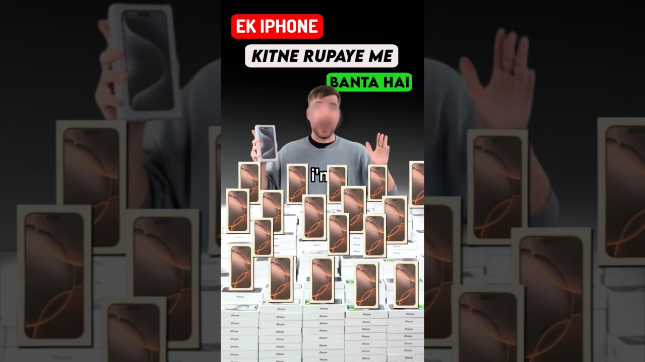 IPHONE Manufacturing Cost In 2025