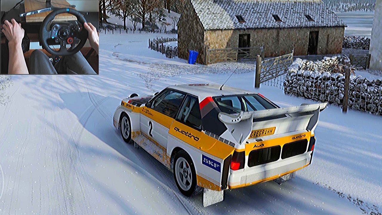 AUDI SPORT QUATTRO S1 | Group B Rally Car | Forza Horizon 4 - Logitech G29 Gameplay