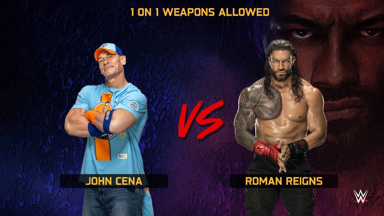 JOHN CENA VS ROMAN REIGNS WWE 2K25 IPHONE 17 GAMEPLAY 