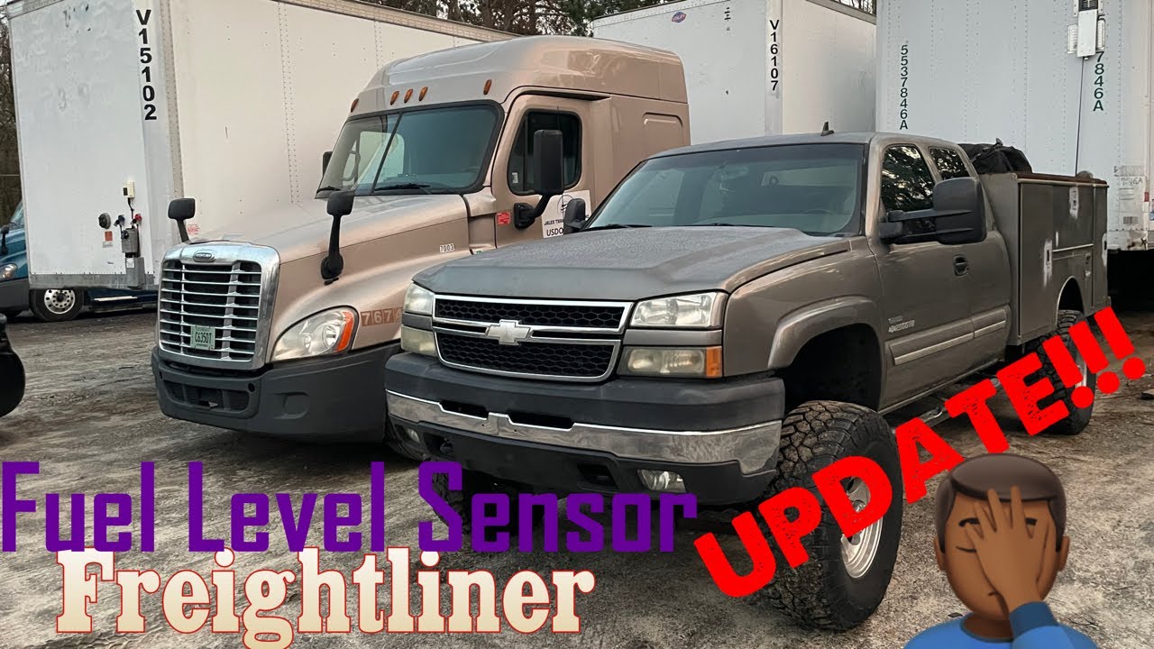 Freightliner Cascadia Updated Fuel Level Sensor Install + Power Outlet Fuse Location Replacement