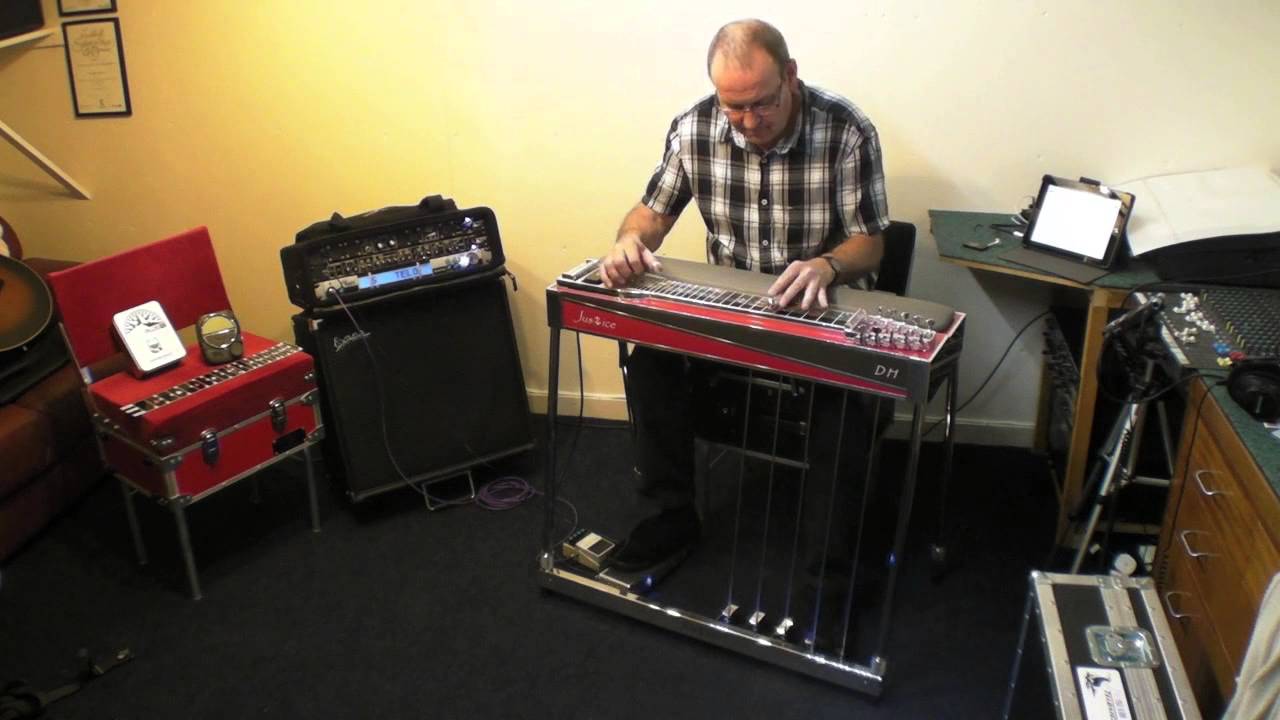 Beneath Still Waters on the Justice Steel Guitar