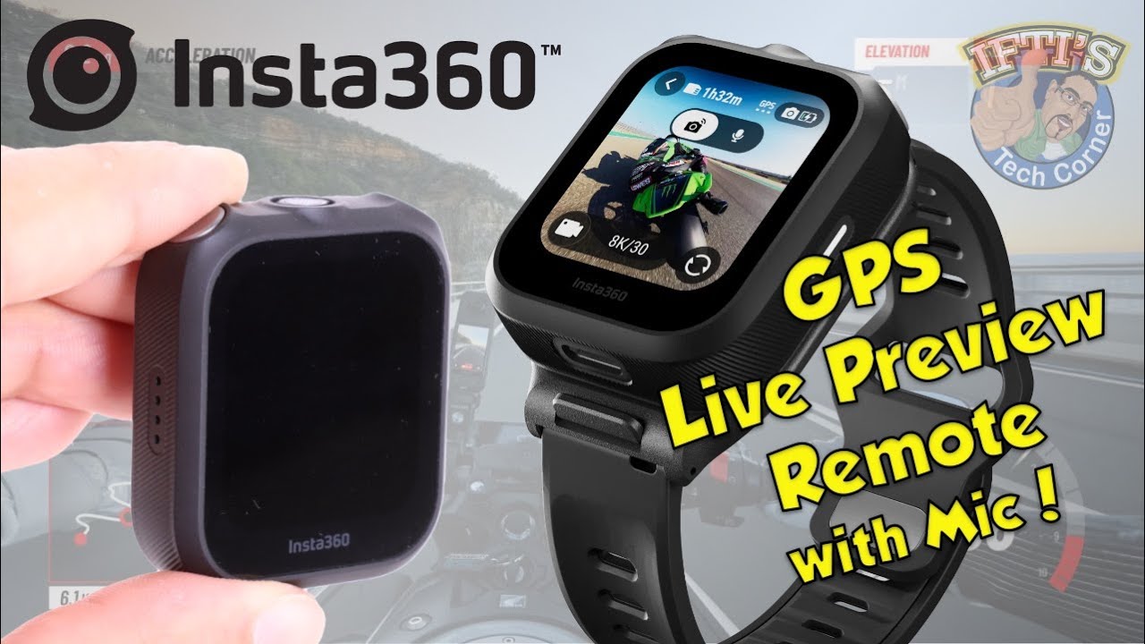Insta360 GPS Live Preview Remote - now with Built-In Mic! : REVIEW