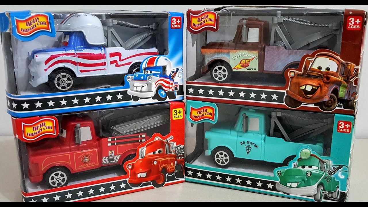 Carros 2 do ( Mate ) - Cars 2 - Disney, Pixar (Guincho, Bombeiro, Medico e Maior).