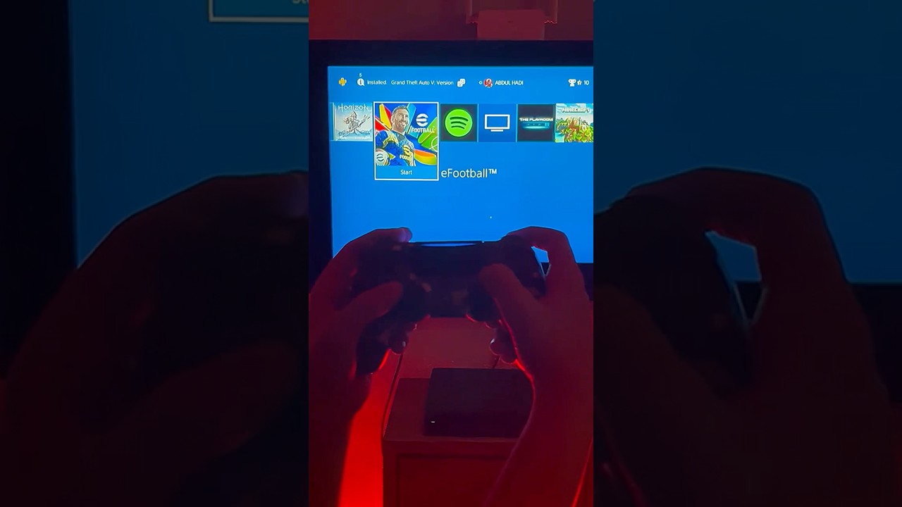 PLAYING EFOOTBALL IN NIGHT PS4/ HADI FF / PLAYSTATION4