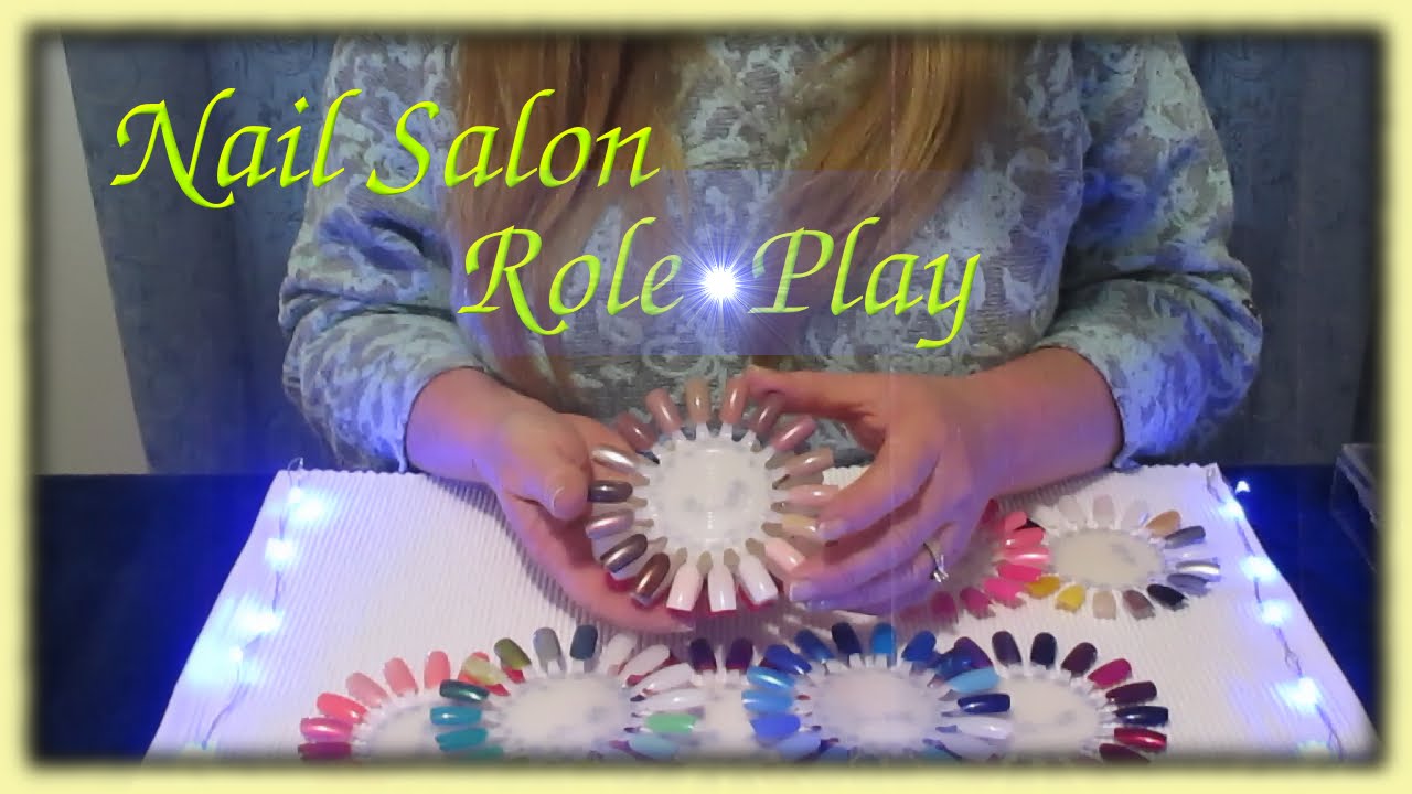 Nail Salon Role Play ASMR Nail Art